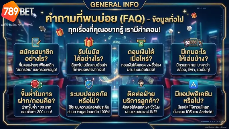 FAQ 789bet รวมคำถามที่พบบ่อย-ไขข้อข้องใจระบบออโต้