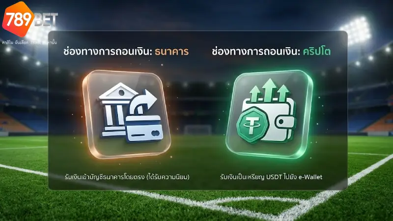 ช่องทางการรับเงินรางวัลที่สะดวกรวดเร็ว